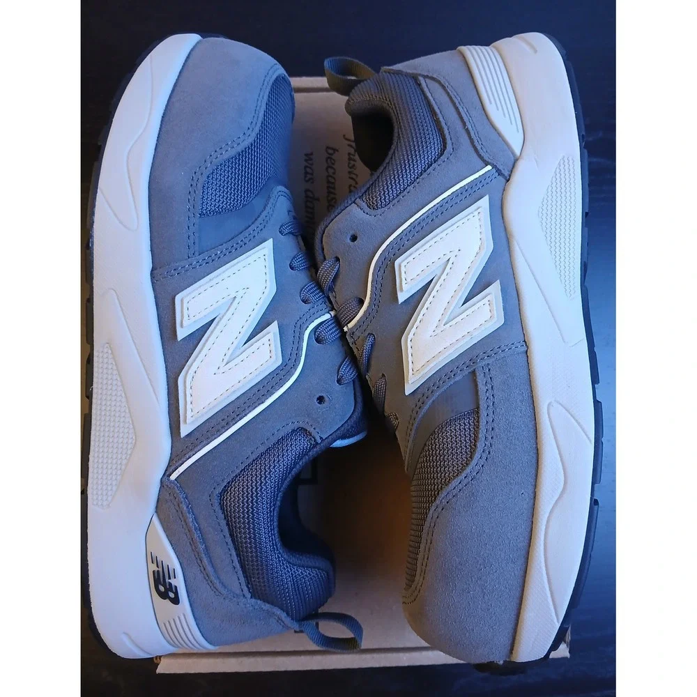 New Balance WUELEHM2 Womens Grey Composite Toe Slip Resistant Work Shoes 10 NEW